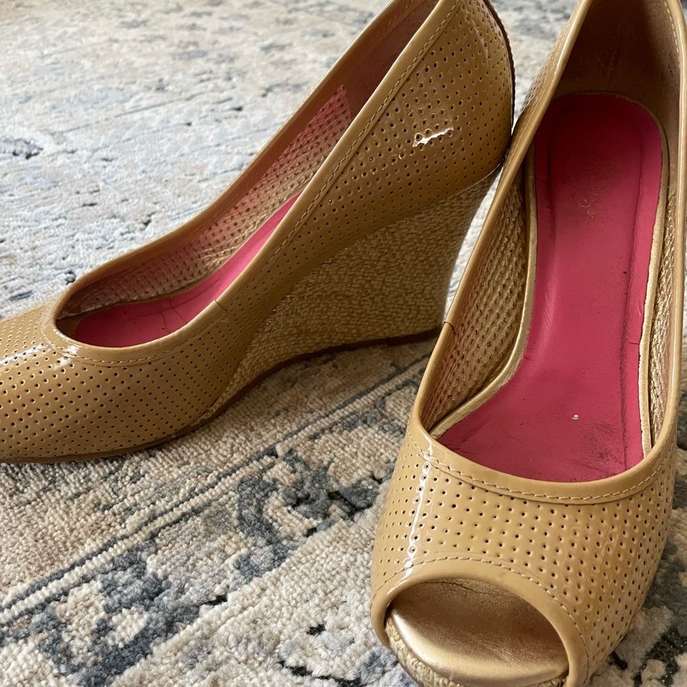 Lilly Pulitzer Peep Toe Wedge